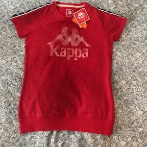 Kappa Short-Sleeve Sweatshirt. NWT
